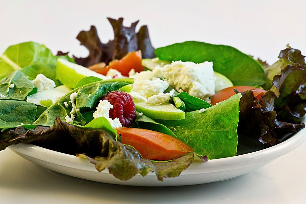 Free healthy salad image, public domain food CC0 photo.