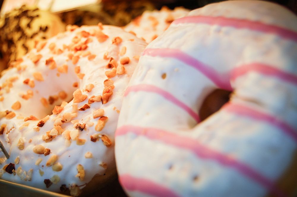 Free glazed donuts image, public domain CC0 photo.