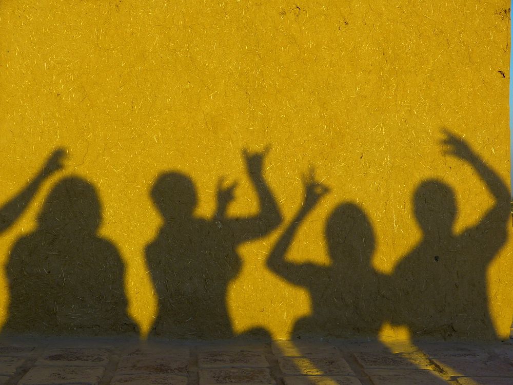 Group of people's shadow, free public domain CC0 photo