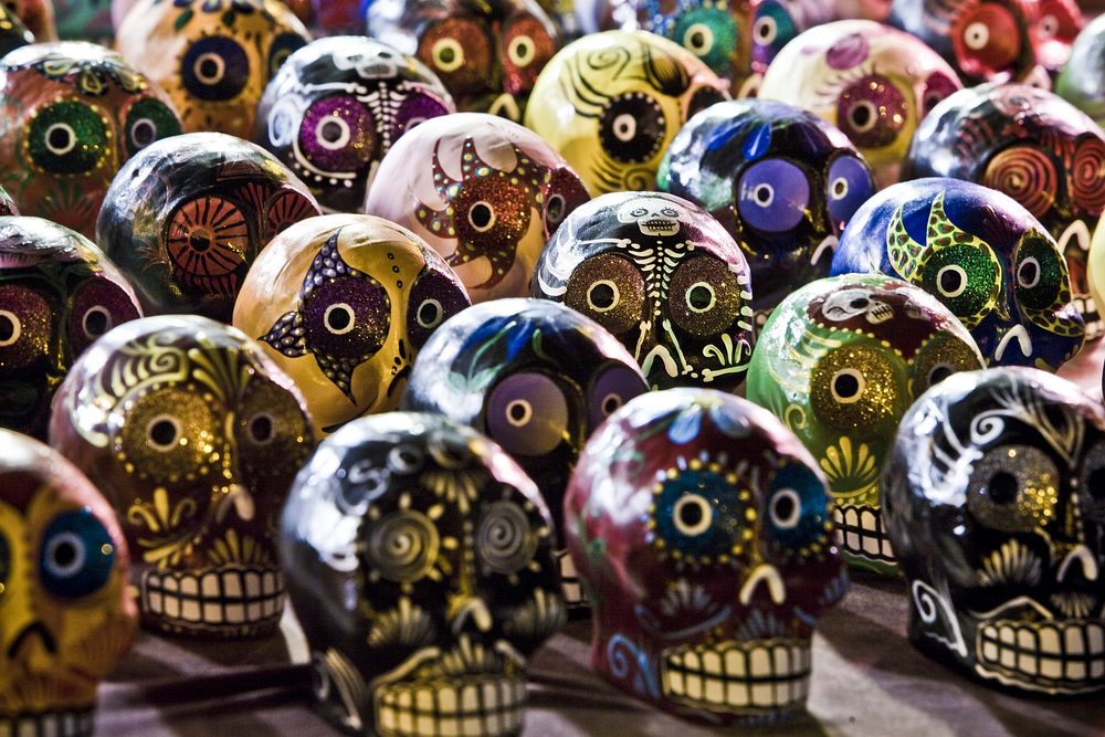 Dia de los muertos, free public domain CC0 image.