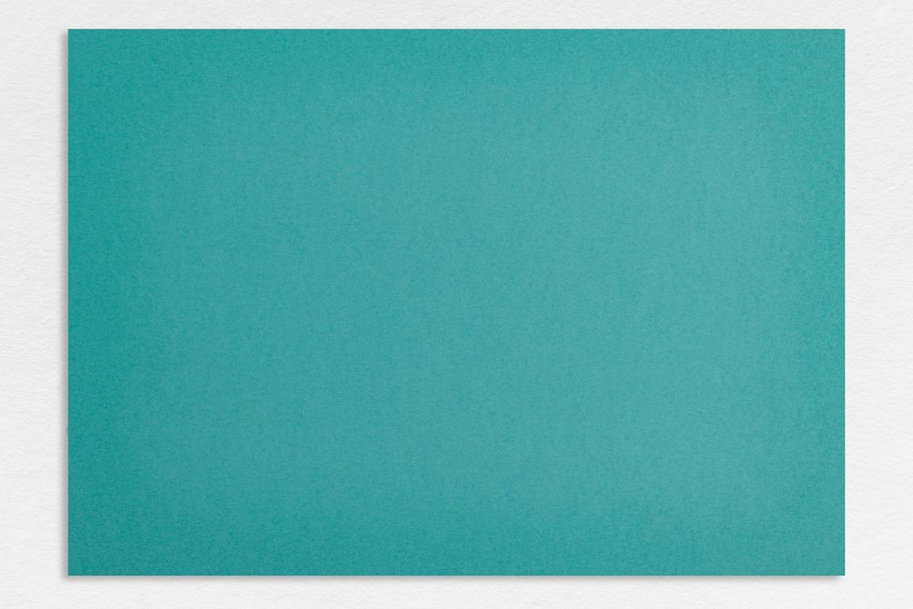 Teal background, paper texture, design space