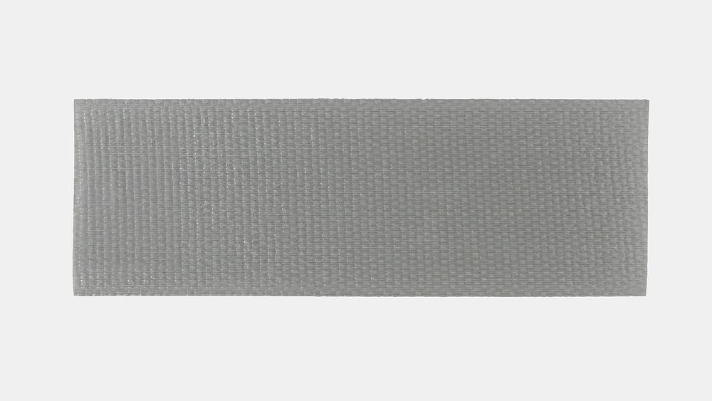 Gray matt duct tape, journal sticker design element vector
