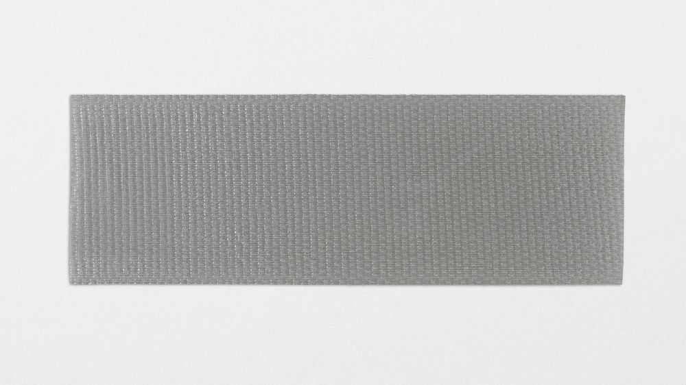 Gray duct tape, journal sticker design element psd