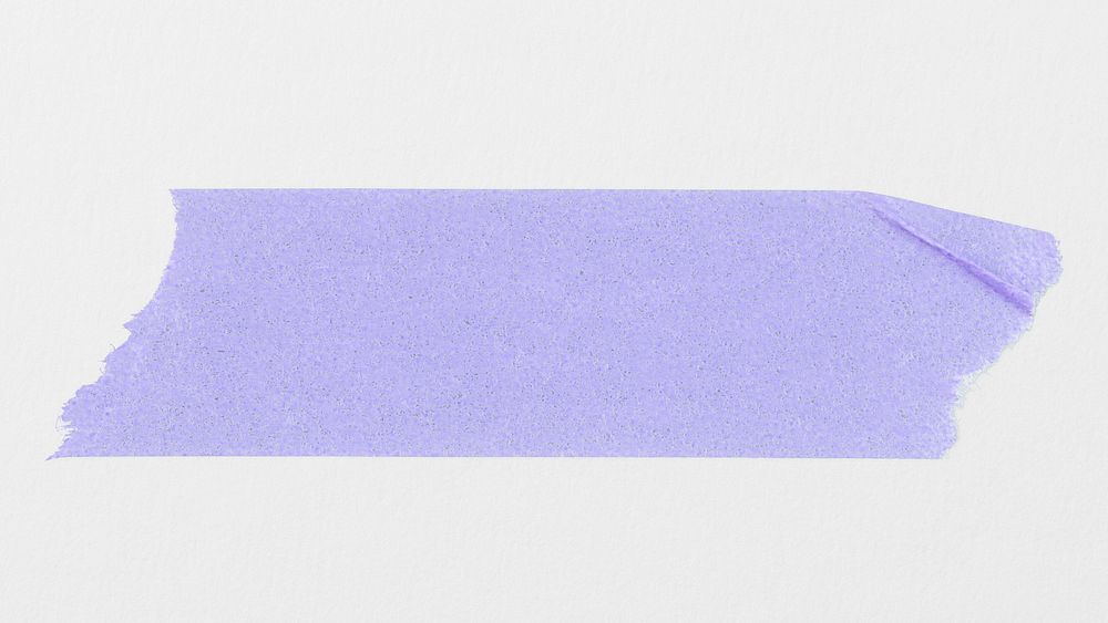 Pastel purple washi tape, journal sticker, collage element psd
