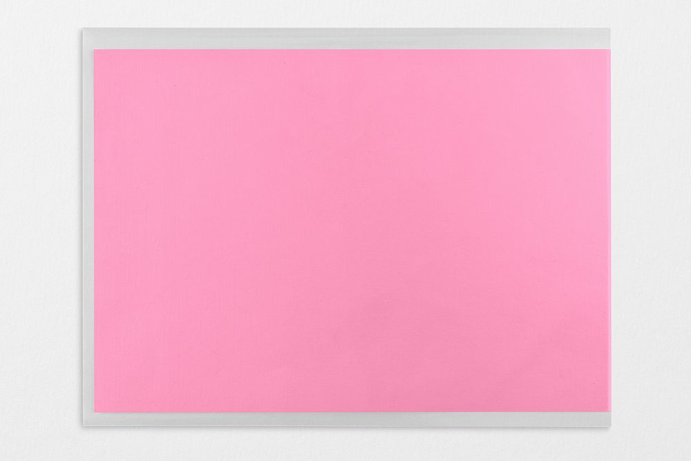 Pink paper background, wrapped in plastic design
