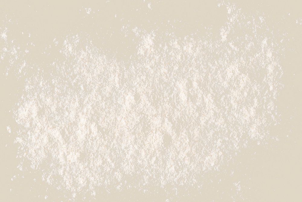Flour texture psd, design element, beige background