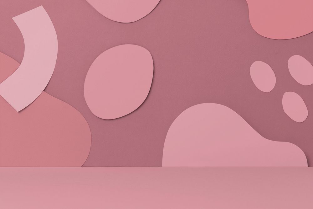 Pink memphis product backdrop, cute design