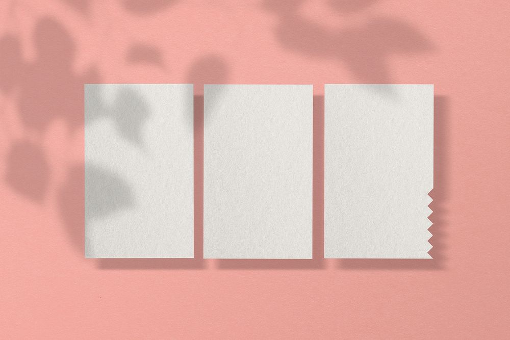 Blank name card, aesthetic design
