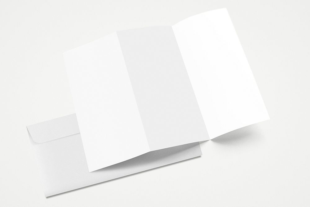 Blank brochure & envelope, corporate identity