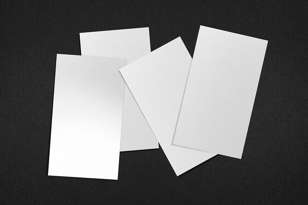 Blank business card, paper corporate identity concept