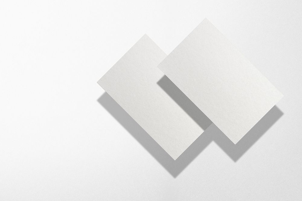 Blank business card, paper corporate identity concept