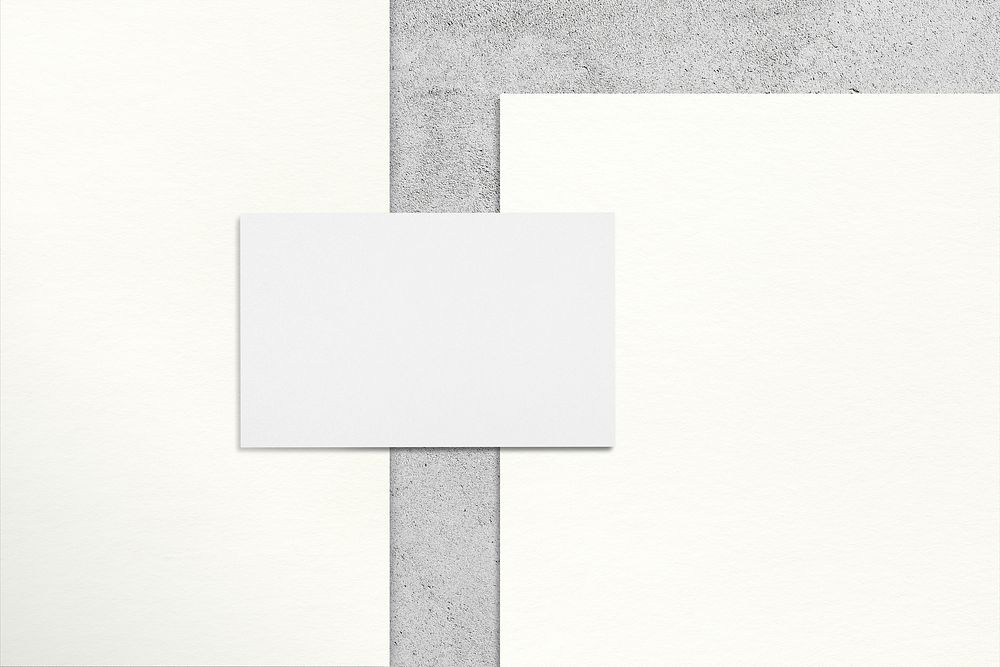 Blank business card and letterhead, paper corporate identity concept