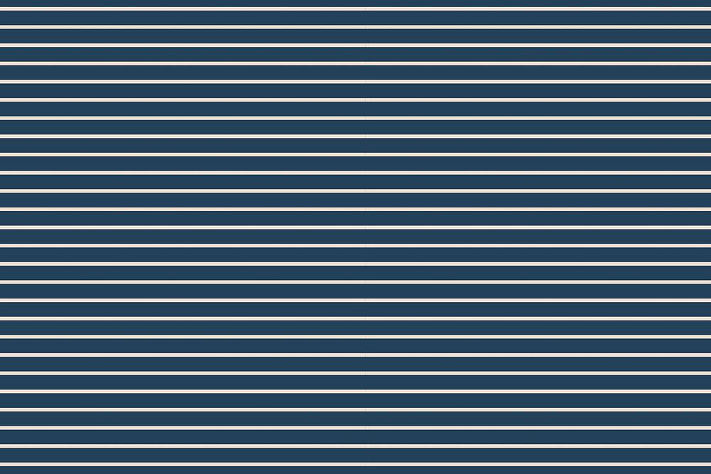 Blue striped pattern background, seamless design vector