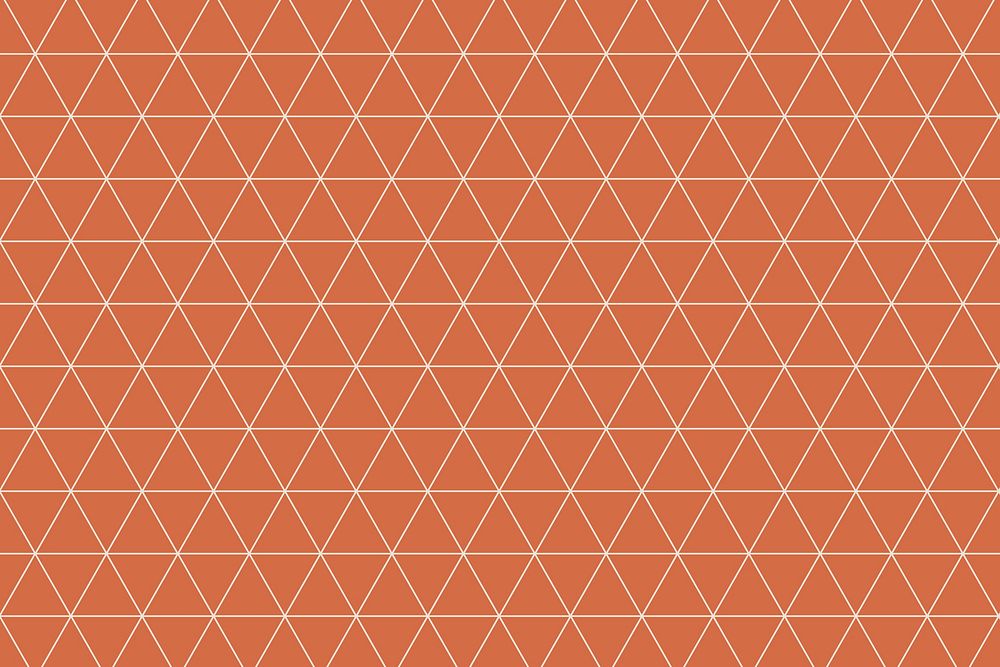 Triangle pattern background, abstract line in orange vector