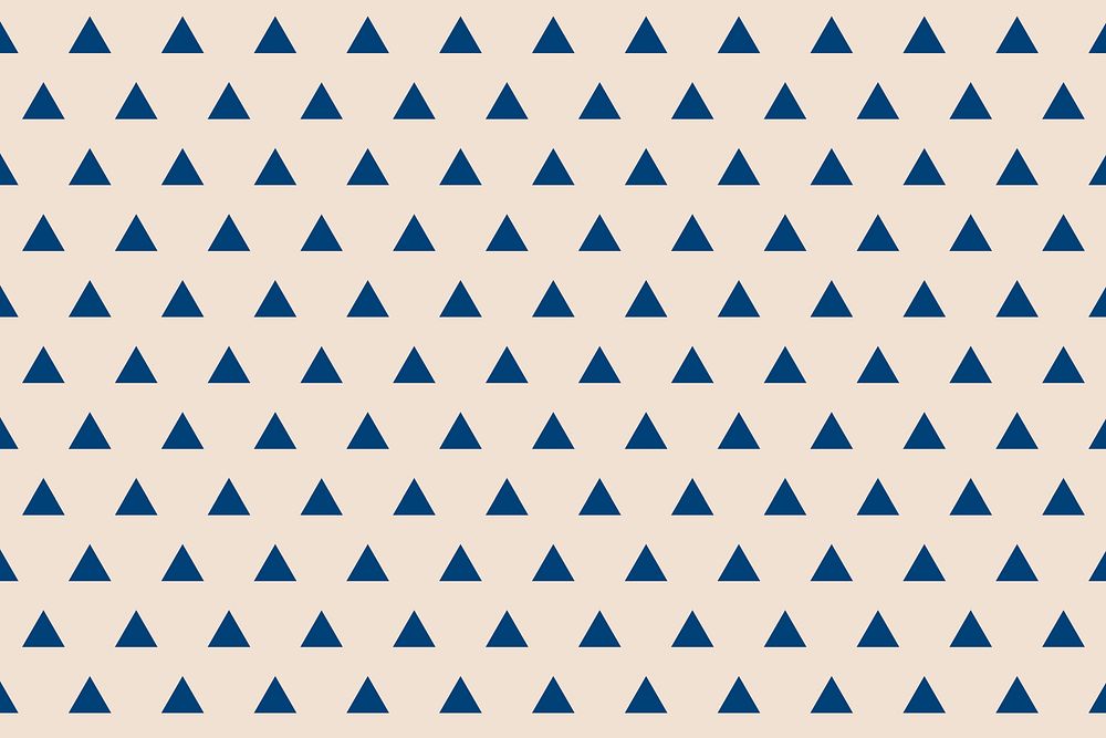 Tribal pattern background, geometric triangle in beige psd