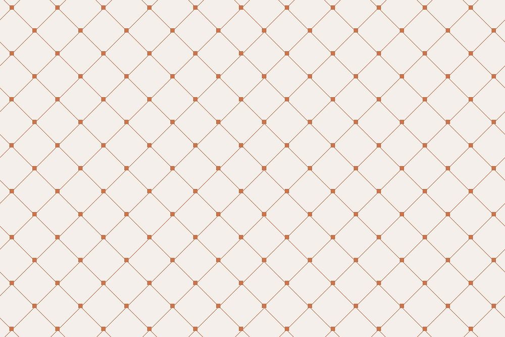 Crosshatch grid background, beige seamless pattern vector