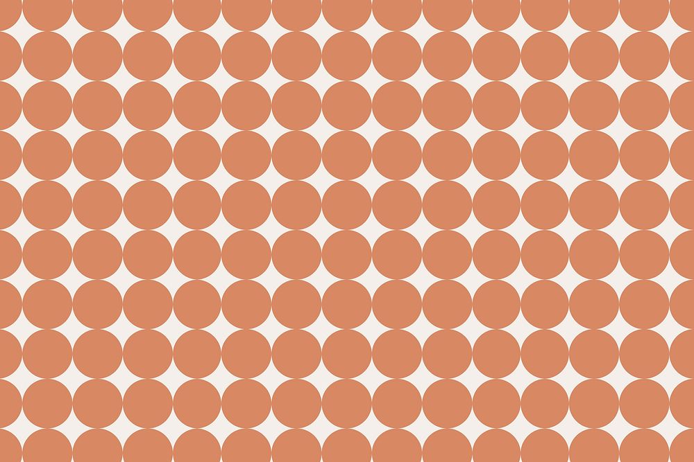 Aesthetic circle background, geometric pattern in orange psd