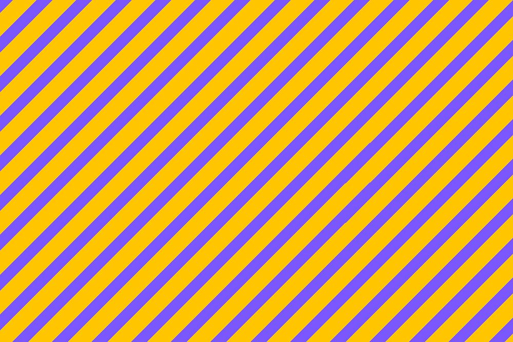 Yellow pattern background, purple striped seamless design vector
