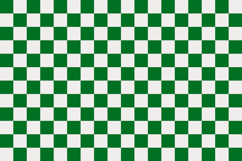 Green check pattern background, square geometric psd
