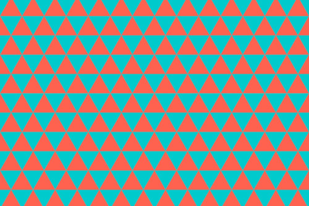Triangle pattern background, abstract line in orange and blue vector
