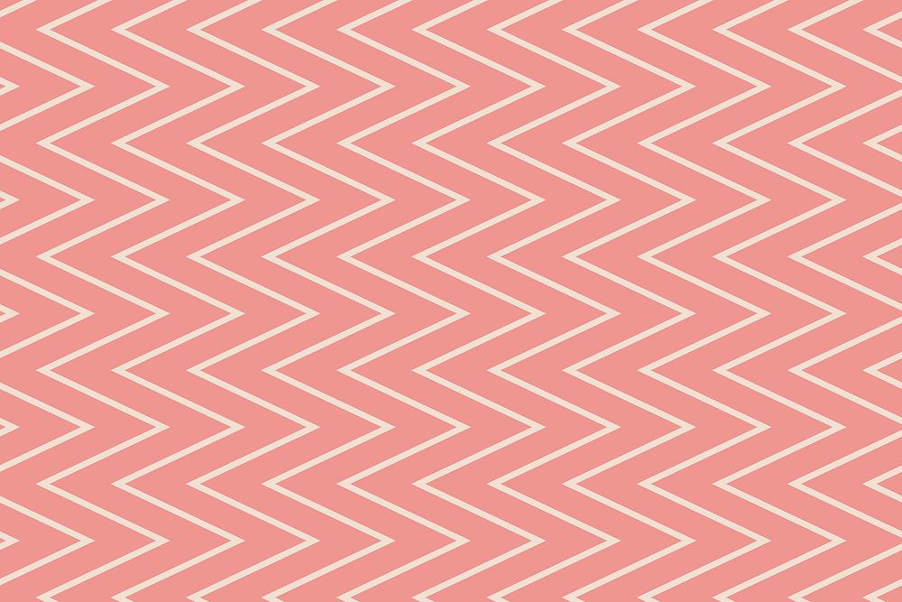 Seamless chevron pattern background, pink abstract vector