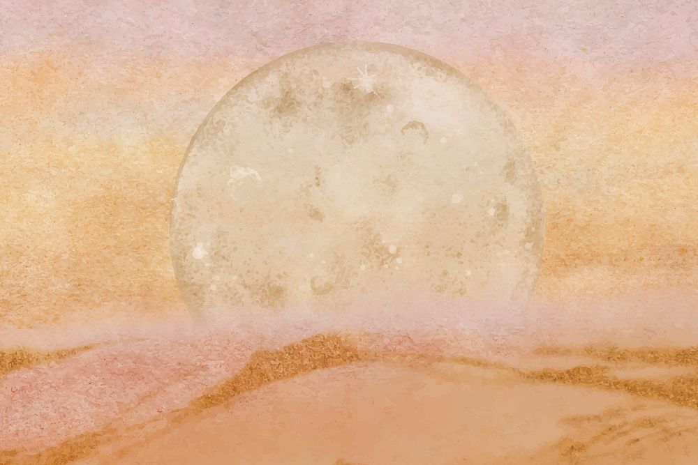 Brown background, soap bubble illustration vector