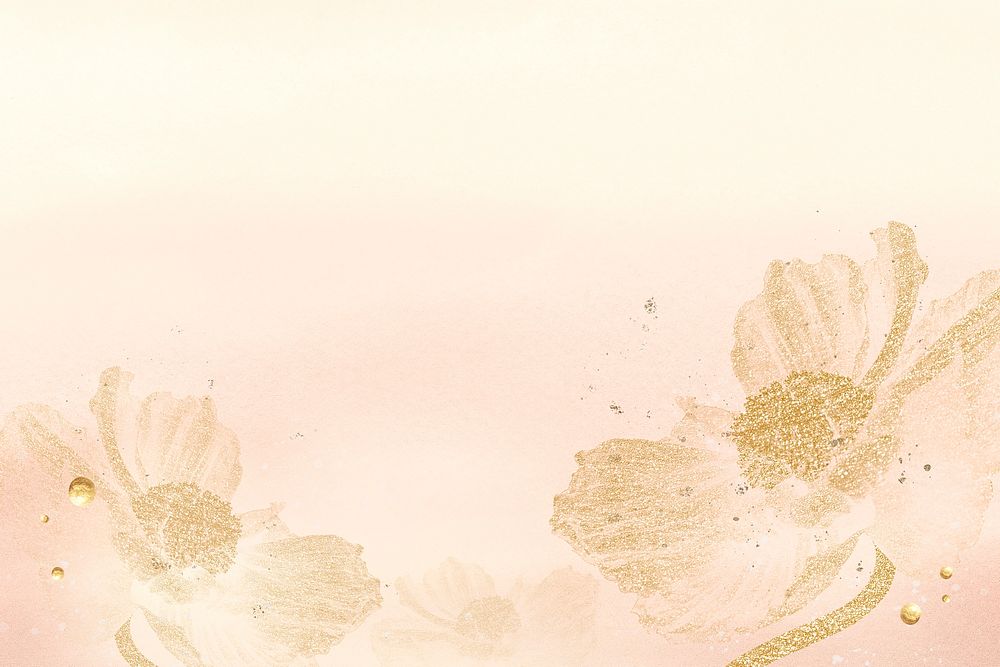 Watercolor pink pastel background, flower design 