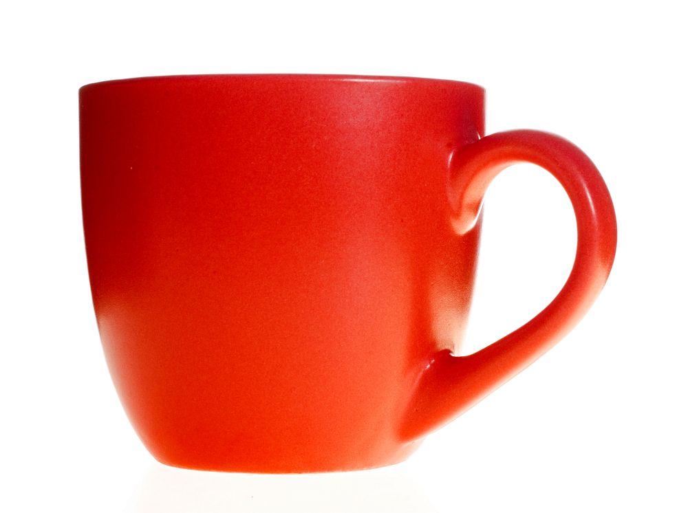Free red teacup image, public domain drink CC0 photo.