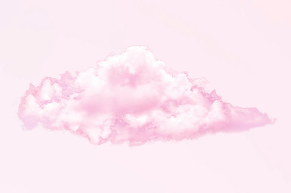 Pink cloud, aesthetic sky background