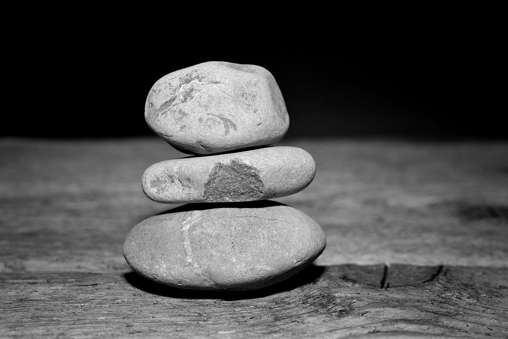 Free zen rocks image, public domain balance CC0 photo.