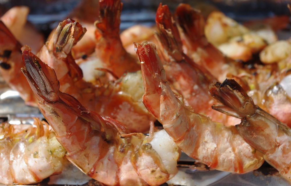 Free fried shrimps image, public domain food CC0 photo.