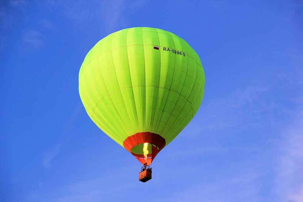 Free hot air balloon image, public domain travel CC0 photo.