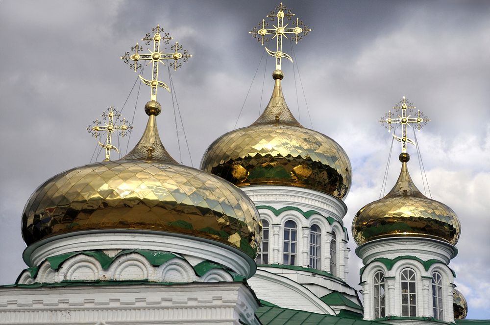 Free Orthodox church in Russia photo, public domain travel CC0 image.