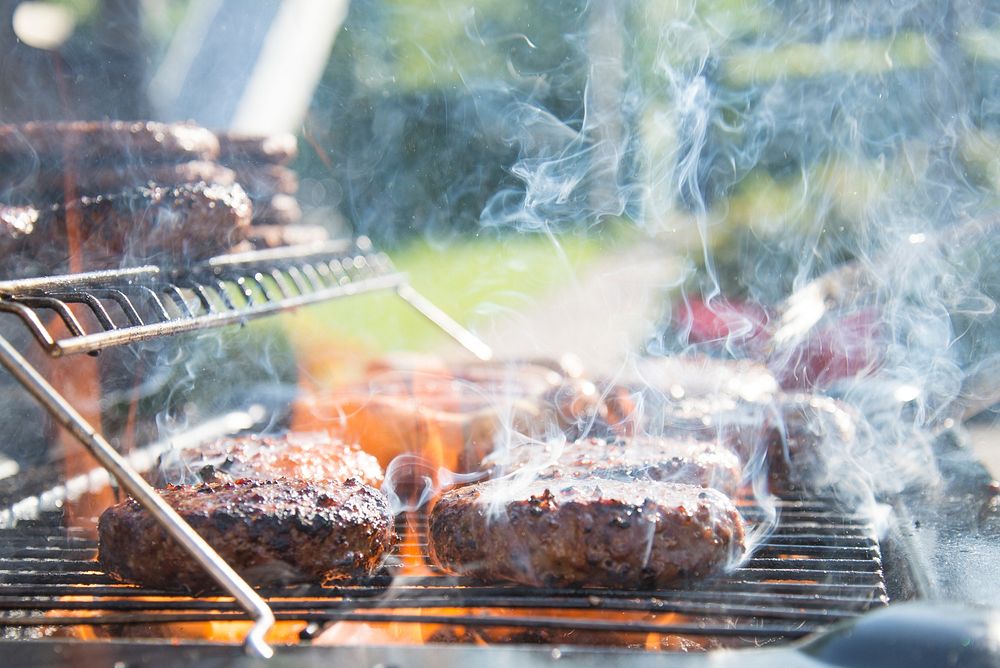 Free barbecue grilling meat image, public domain food CC0 photo.