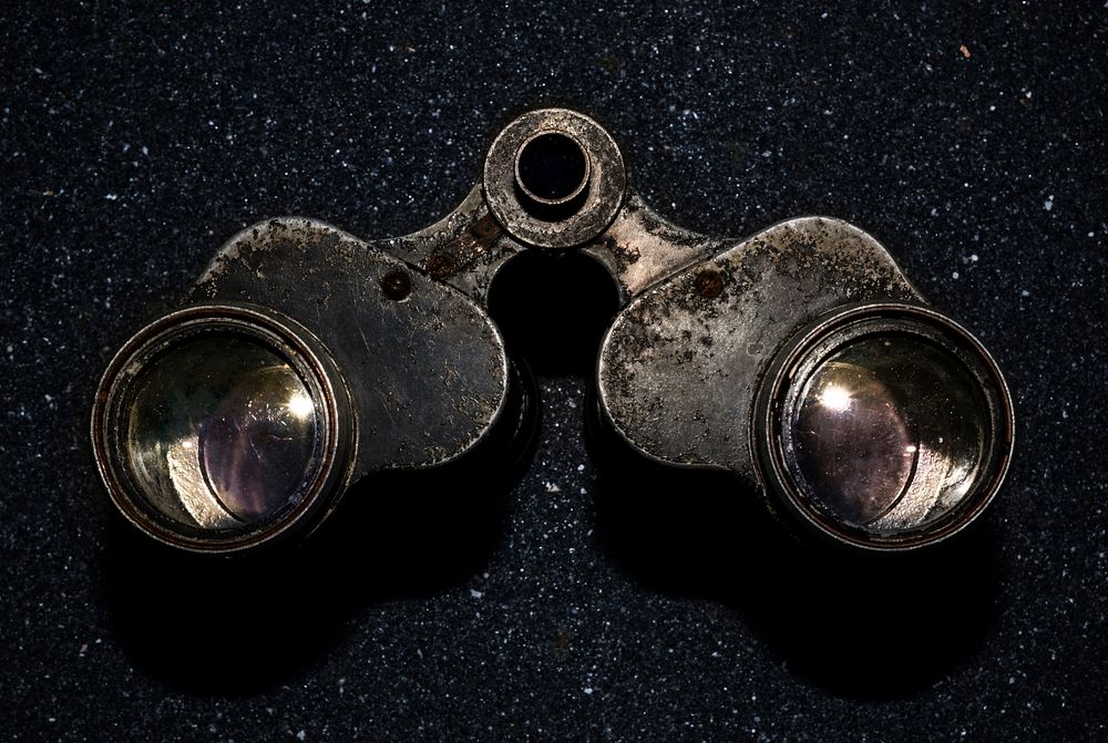 Free antique binoculars image, public domain CC0 photo.