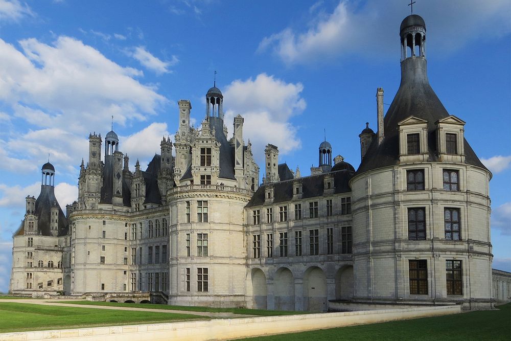 French chateau, free public domain CC0 image.
