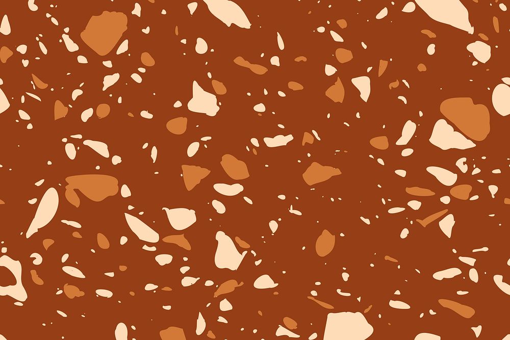 Red orange terrazzo seamless texture marble pattern background psd