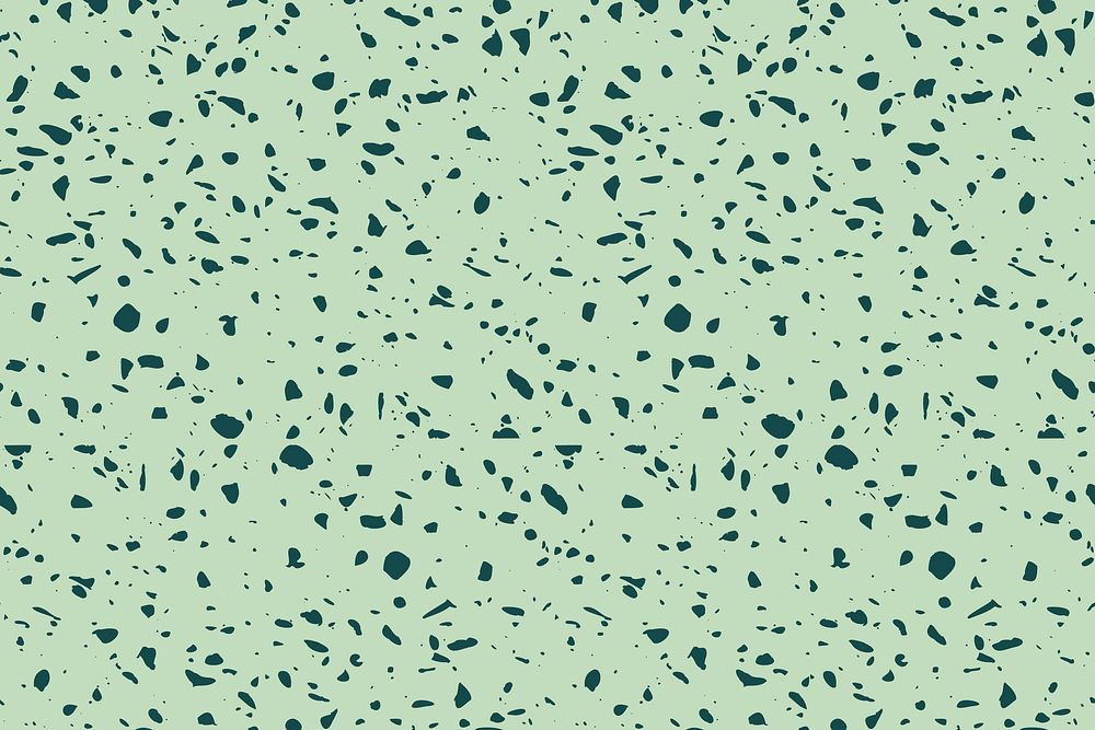Mint green terrazzo seamless pattern texture marble background vector