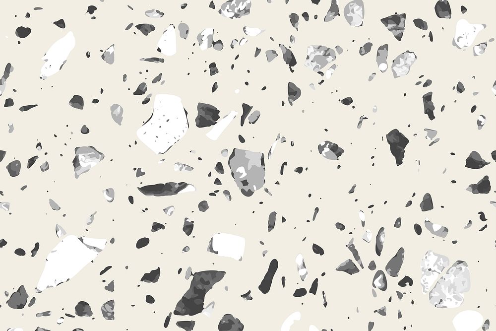 White terrazzo seamless texture marble background