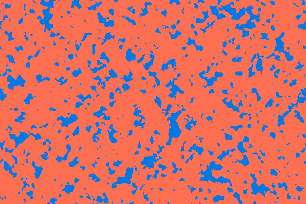 Orange blue terrazzo seamless pattern texture marble background psd