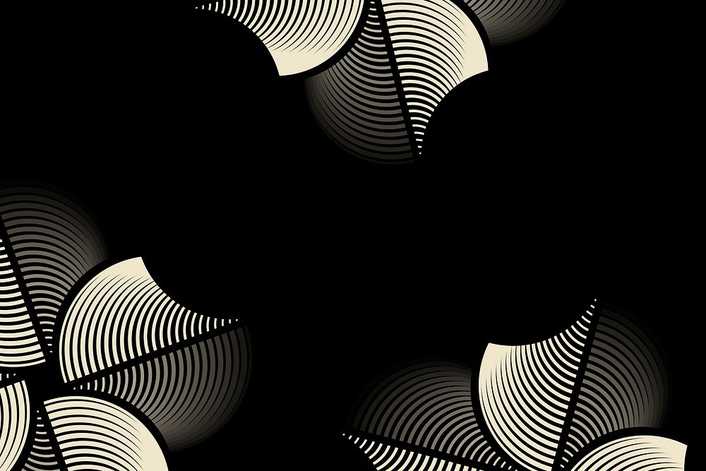 Geometric border frame background, abstract floral graphic design vector