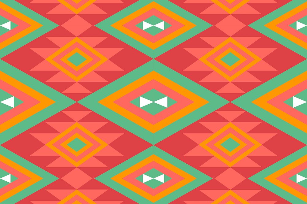 Tribal Mexican seamless pattern background vector