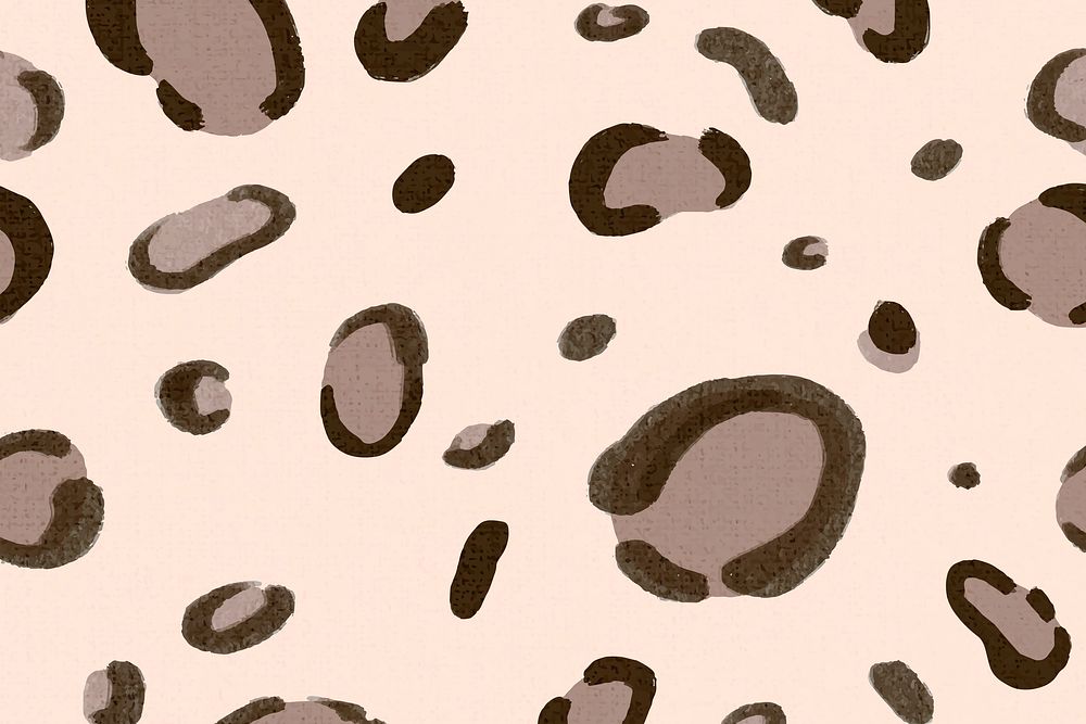 Leopard pattern pink background seamless social media banner psd