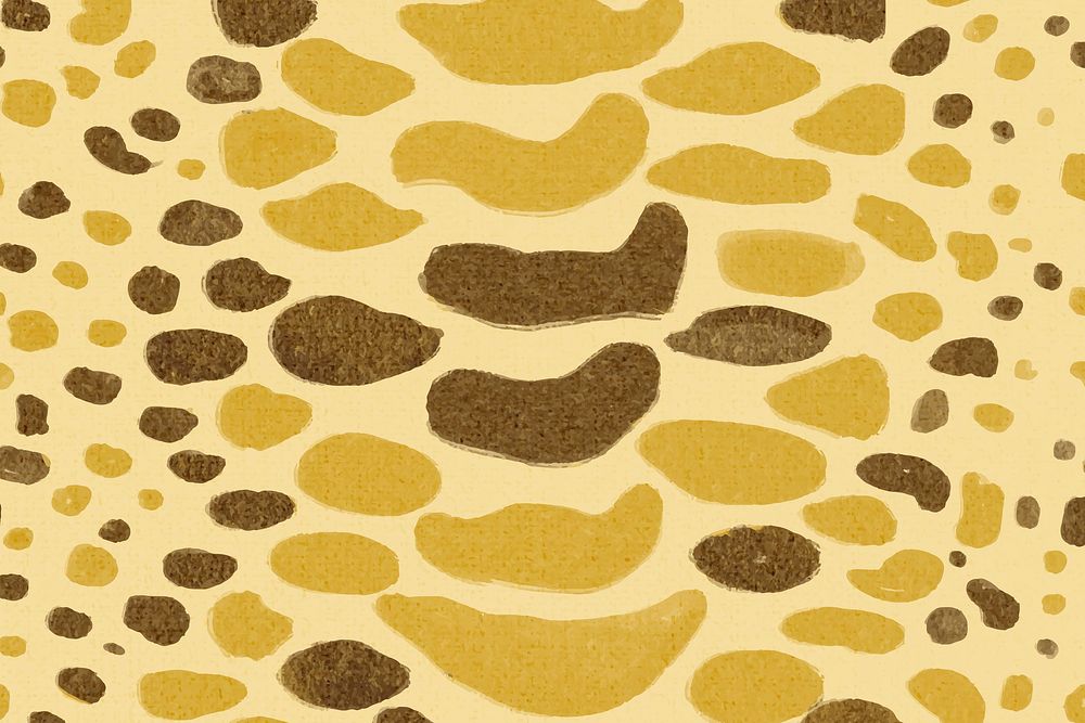Snake pattern yellow background seamless, social media banner vector