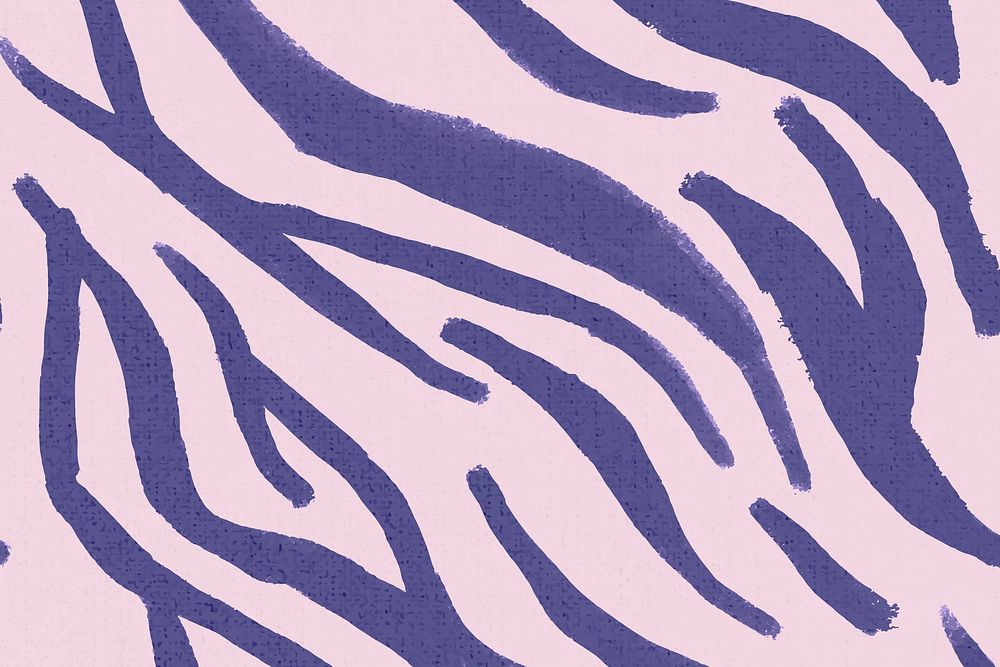 Purple zebra pattern background seamless, social media banner vector