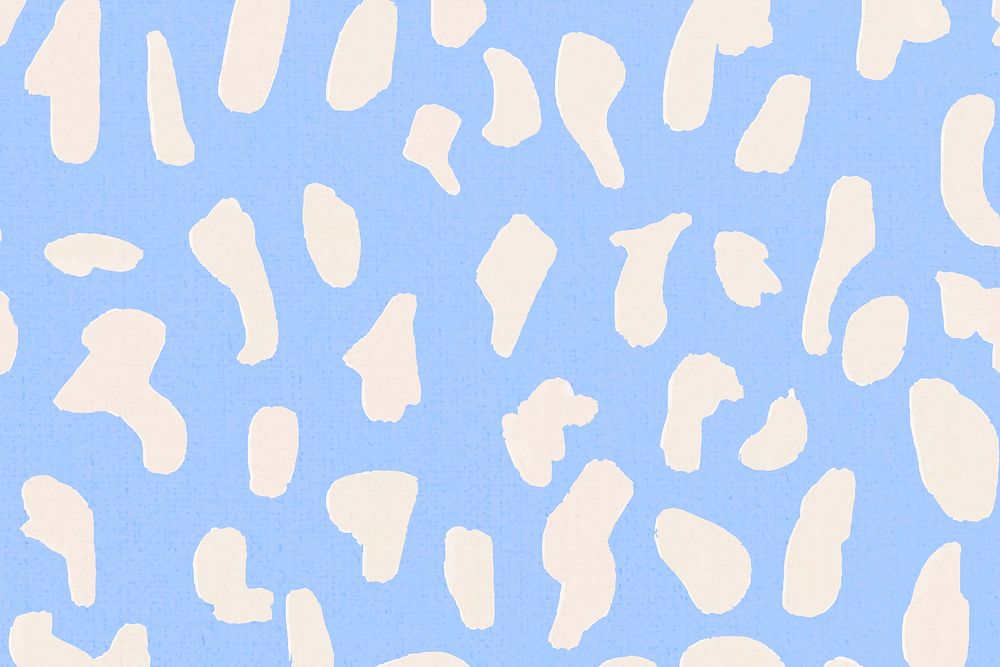 Deer pattern blue background seamless, social media banner vector