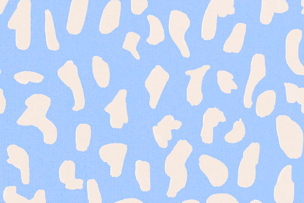 Deer pattern blue background seamless, social media banner