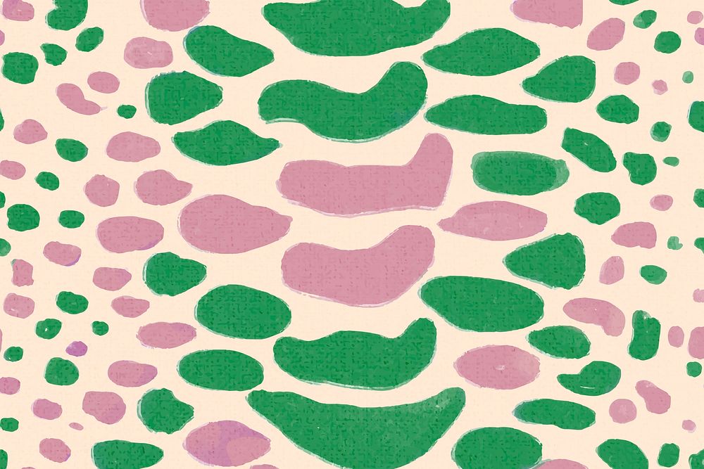 Snake pattern background pink & green seamless, social media banner psd