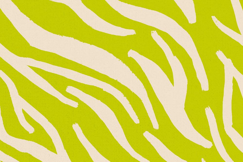 Zebra pattern green background seamless, social media banner psd