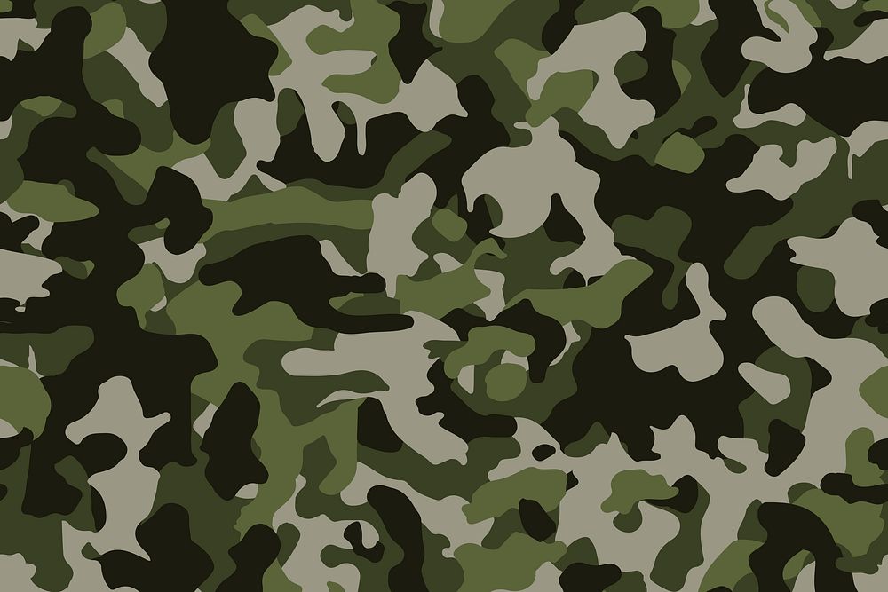 Aesthetic green camo pattern background design 